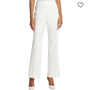 ELIE TAHARI Elegant White Women's Wide Leg Pants